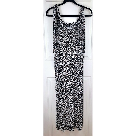 Diane Von Furstenberg For Target Smocked Midi DressTie Strap Poppy Size XXS - Picture 3 of 10